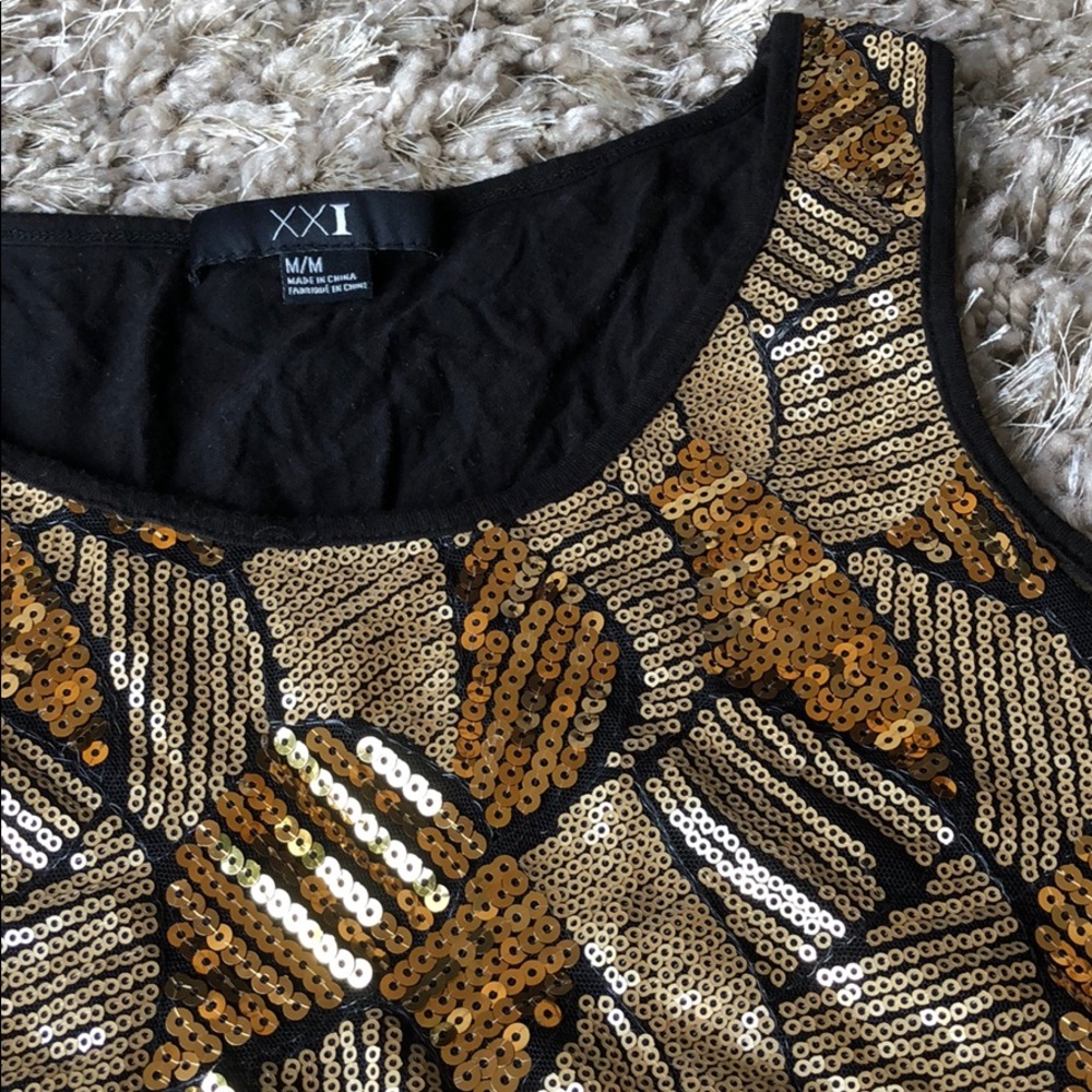 Forever 21 Rhinestone Tank Top - Picture 2 of 3